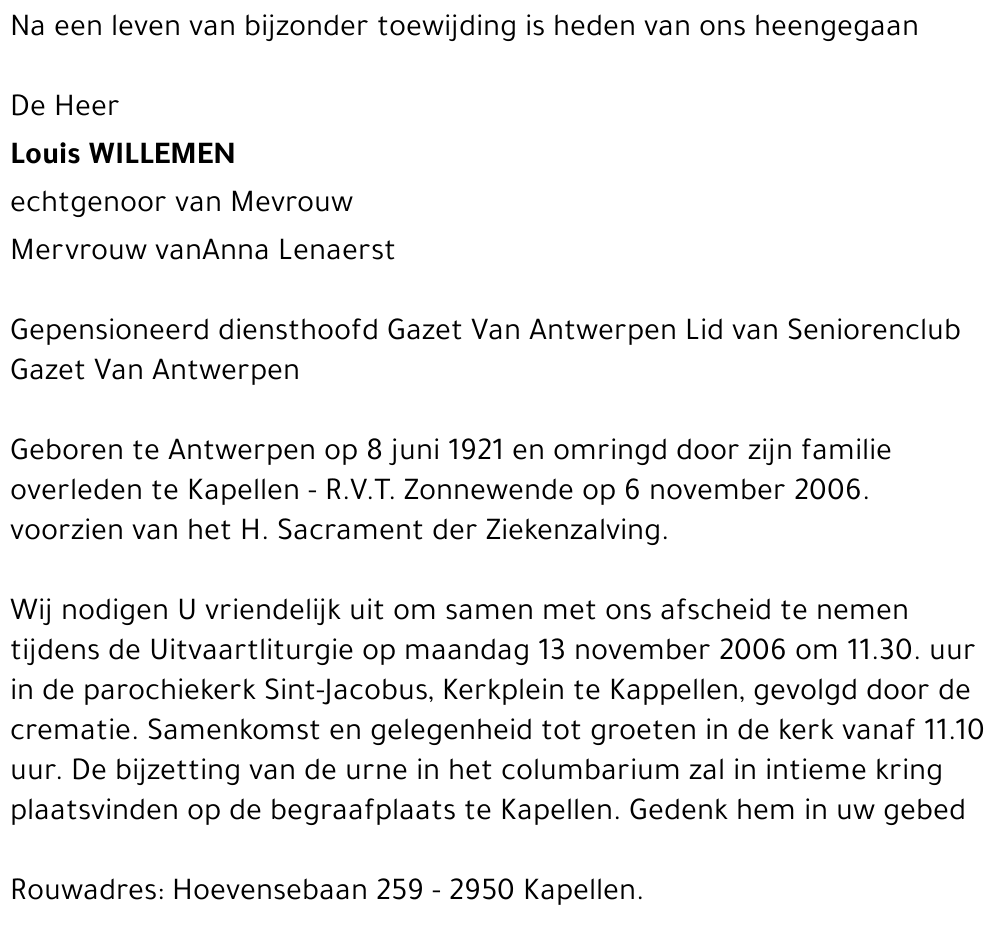 Louis Willemen
