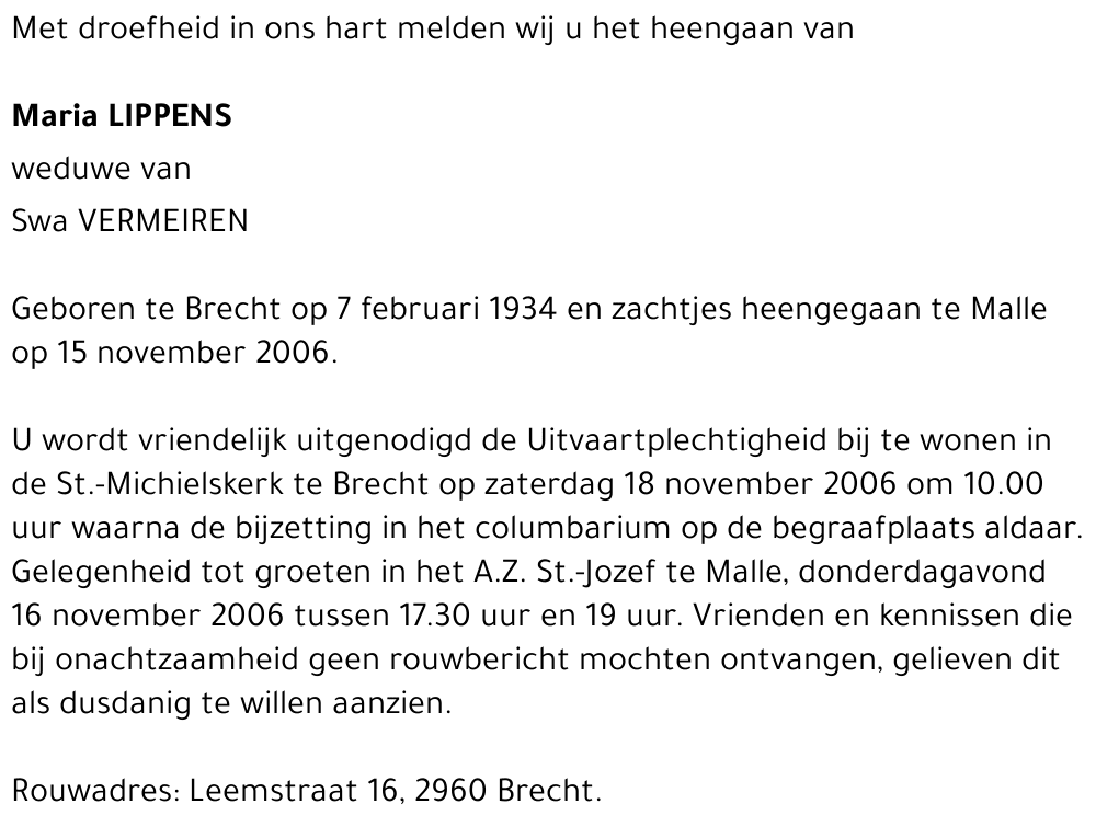 Maria LIPPENS