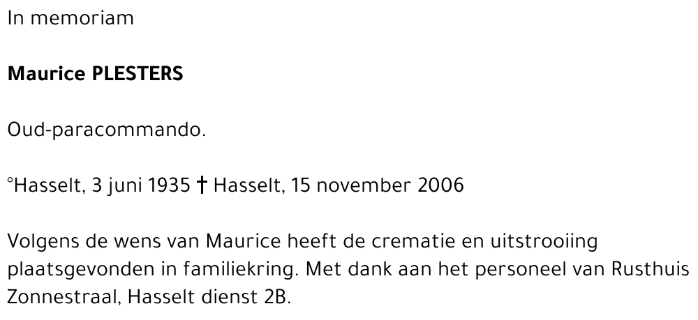 Maurice Plesters