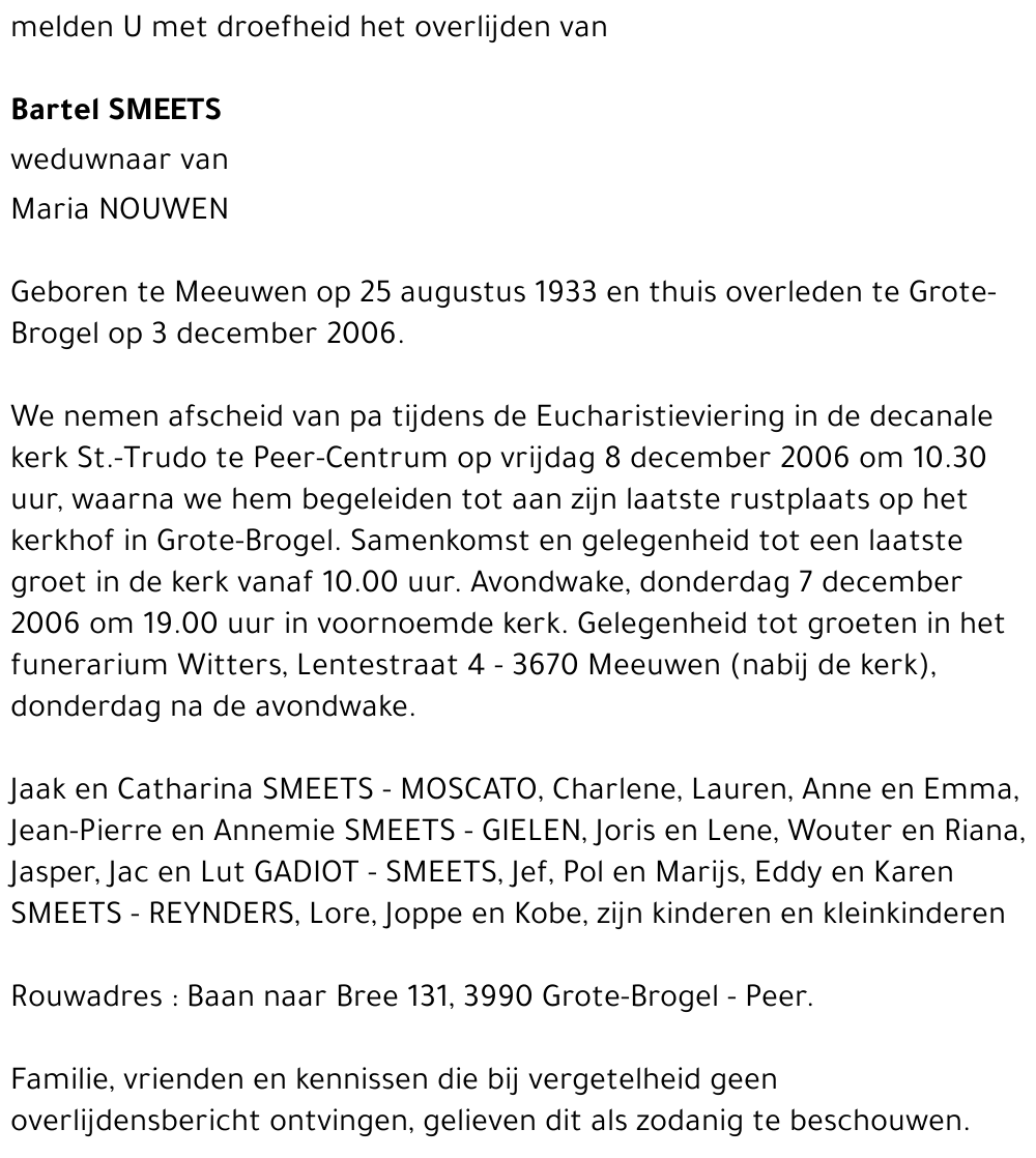 Bartel Smeets