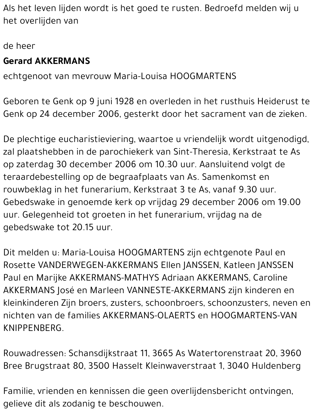 Gerard Akkermans