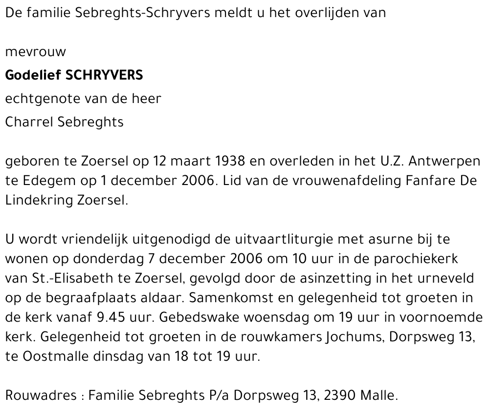 Godelief Schryvers