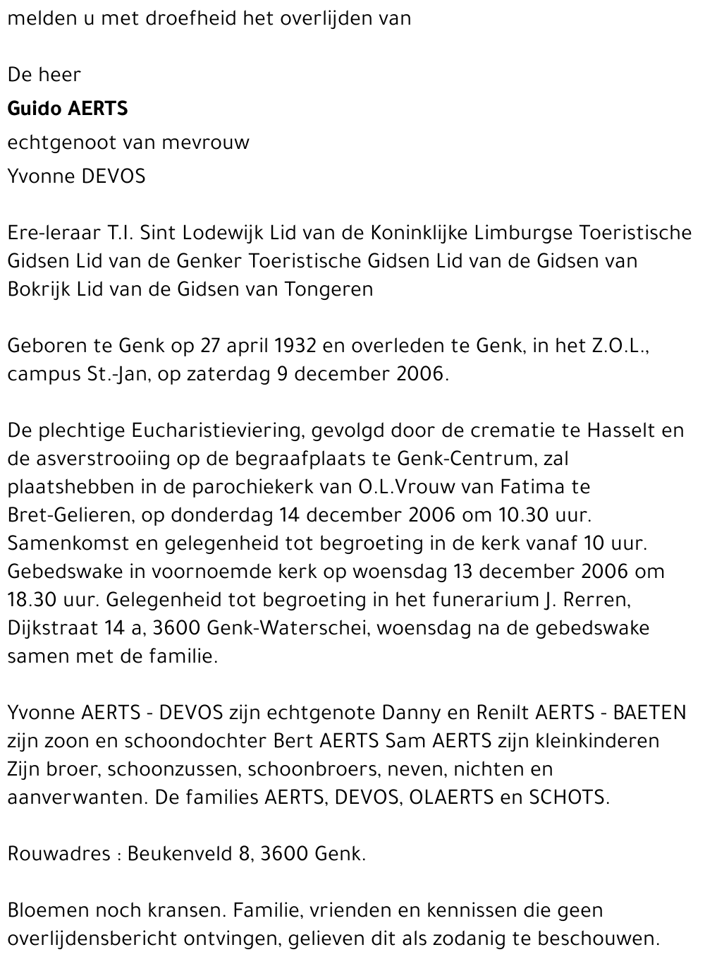 Guido AERTS