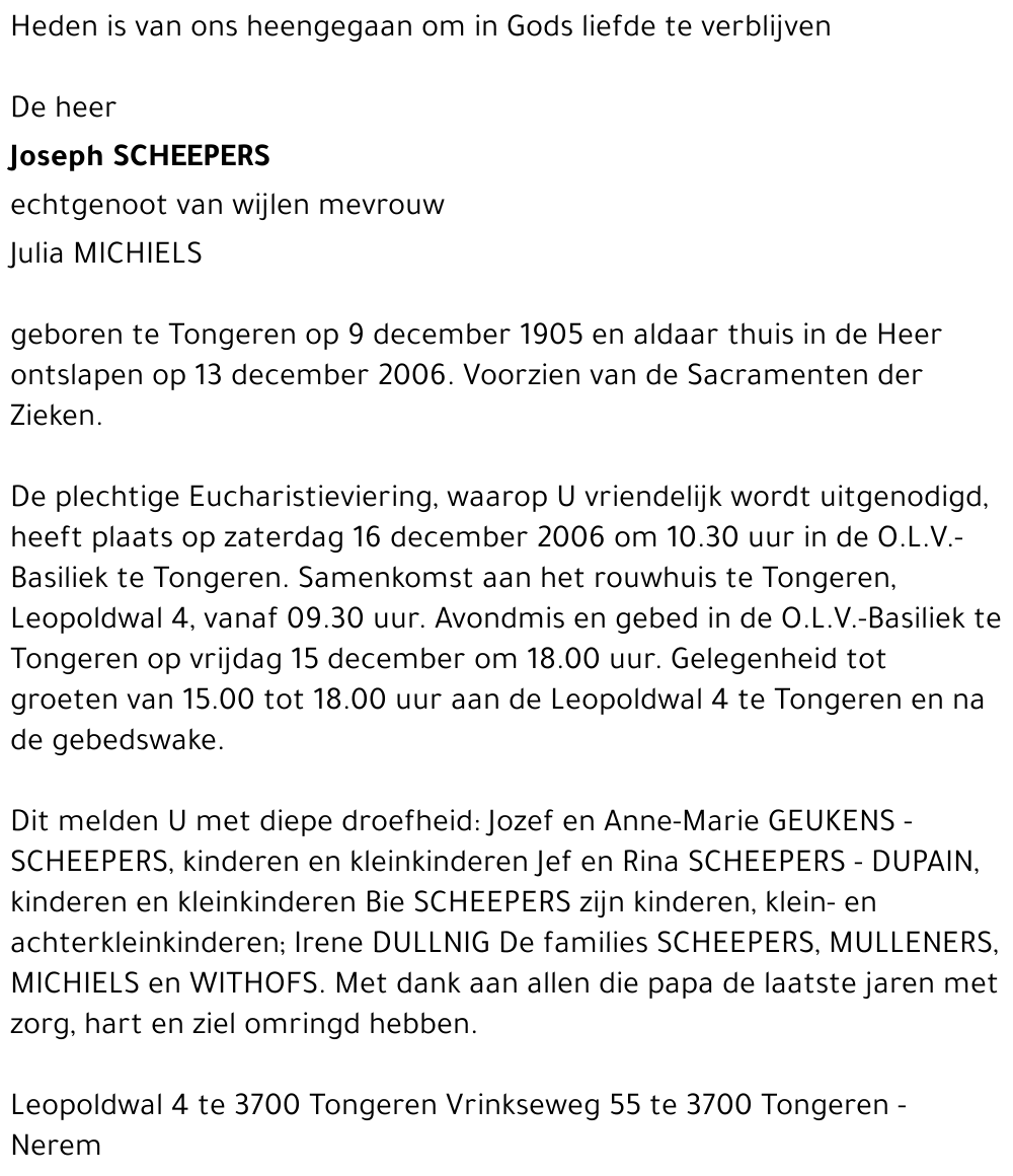 Joseph Scheepers