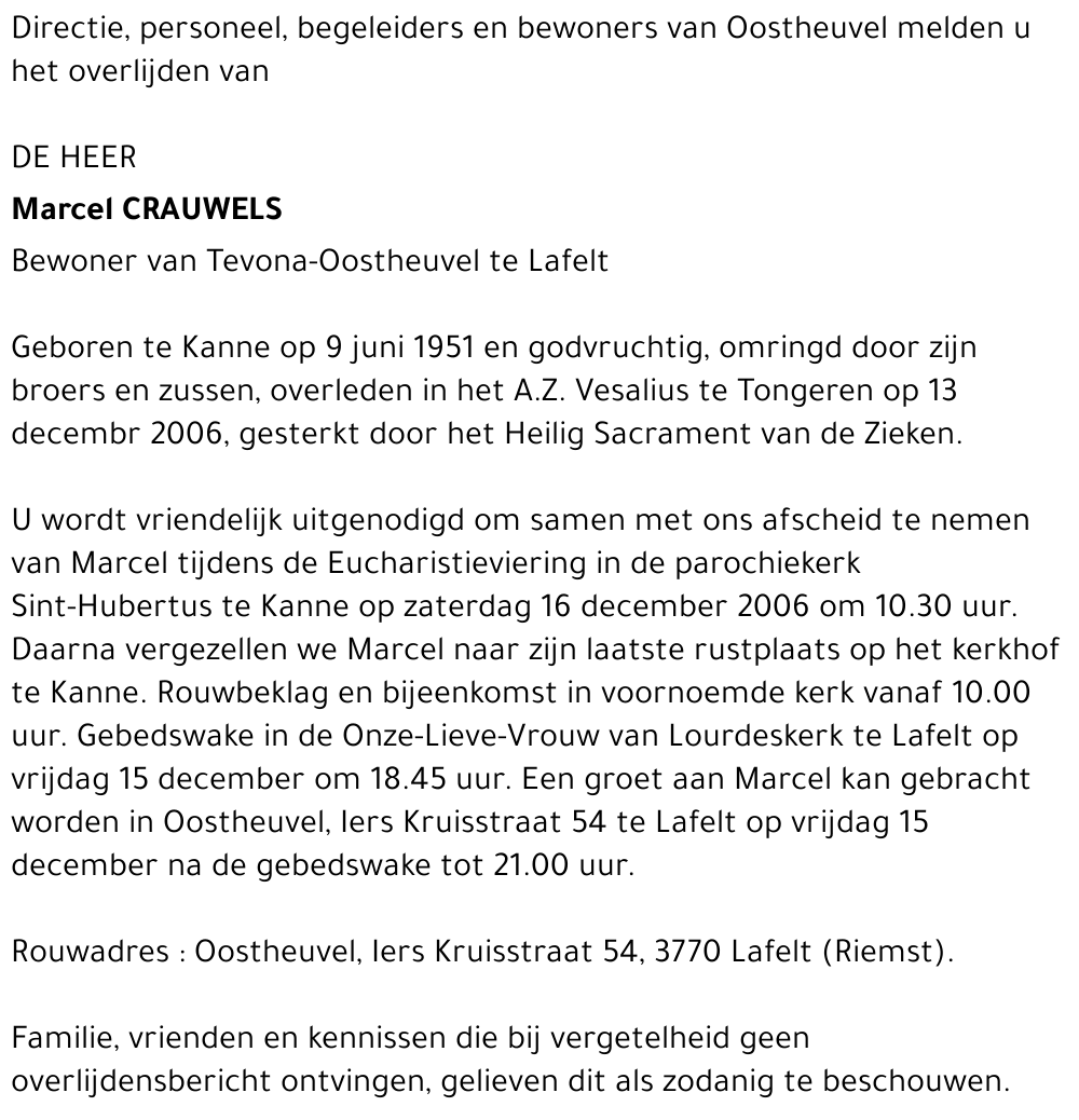 Marcel Crauwels