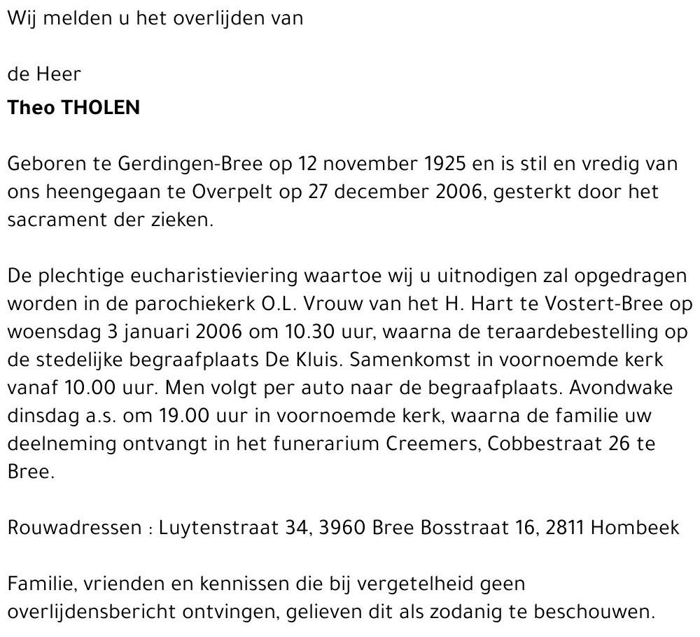 Theo Tholen