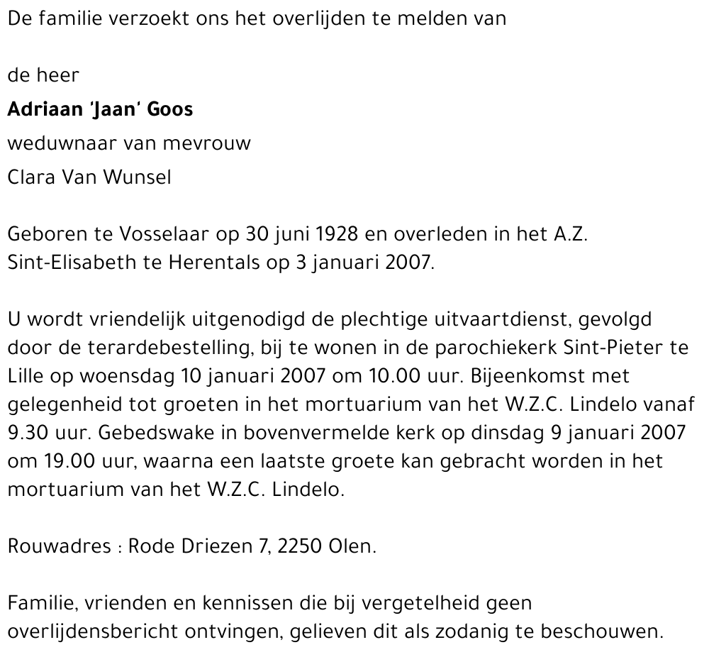 Adriaan Goos
