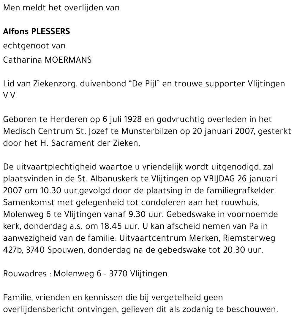 Alfons Plessers