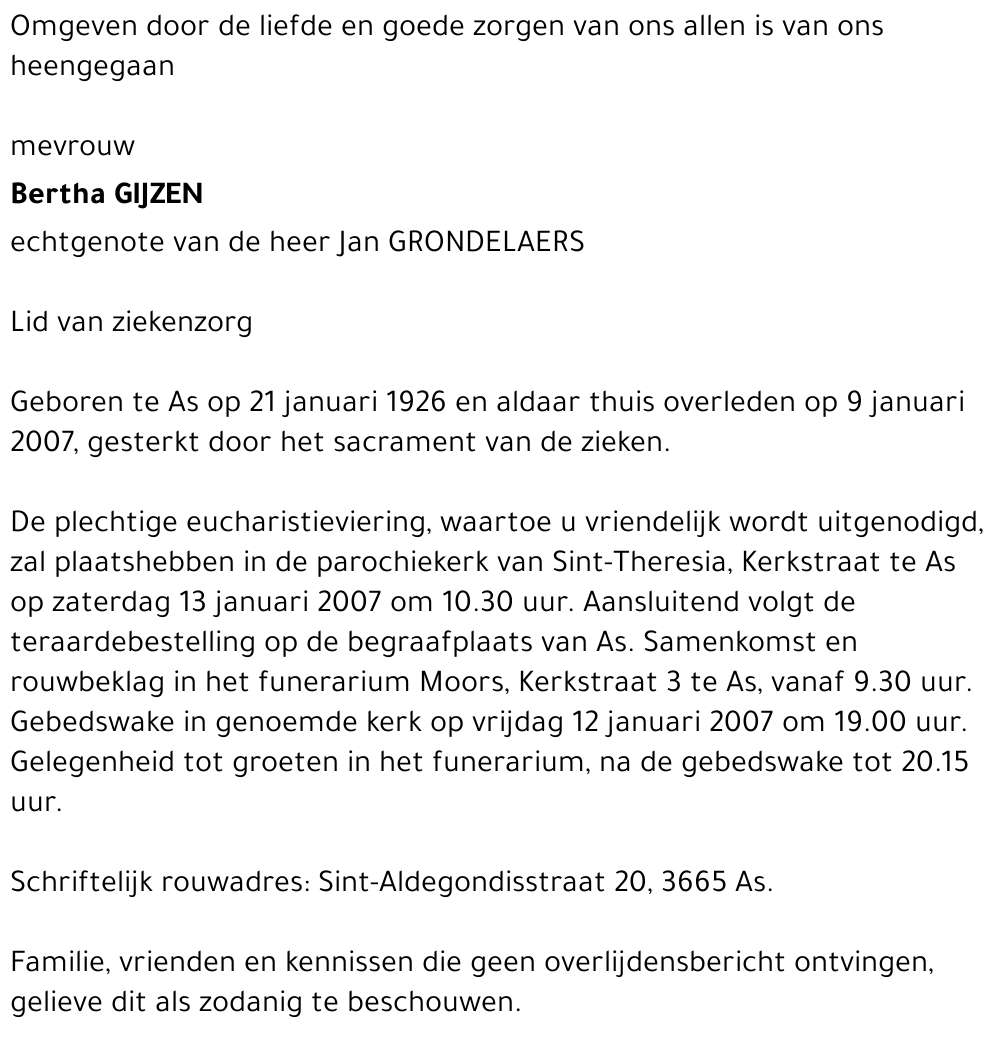 Bertha Gijzen