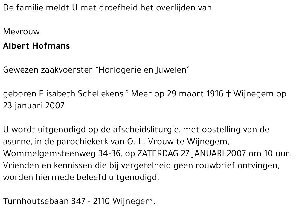 Elisabeth Schellekens