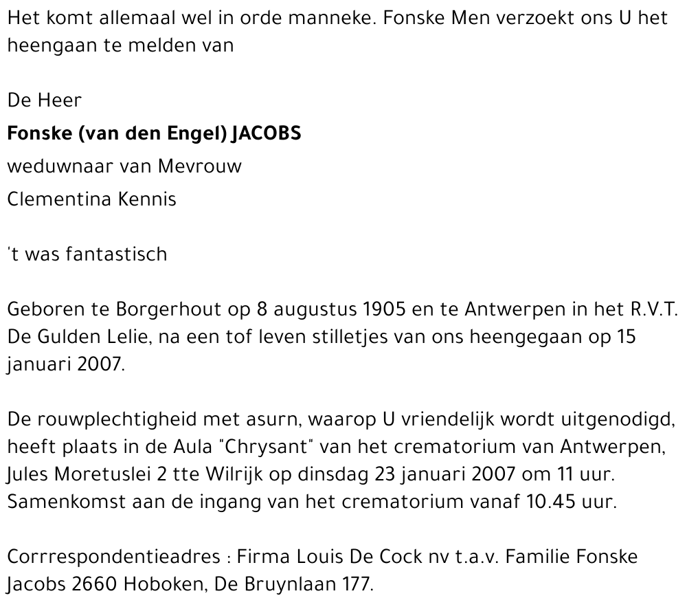 Fonske Jacobs