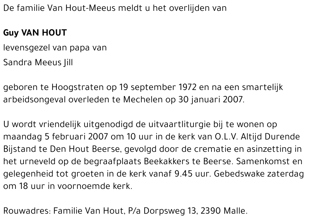 Guy Van Hout