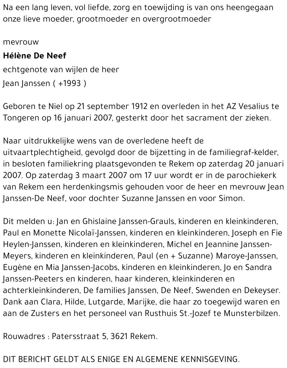 Hélène De Neef