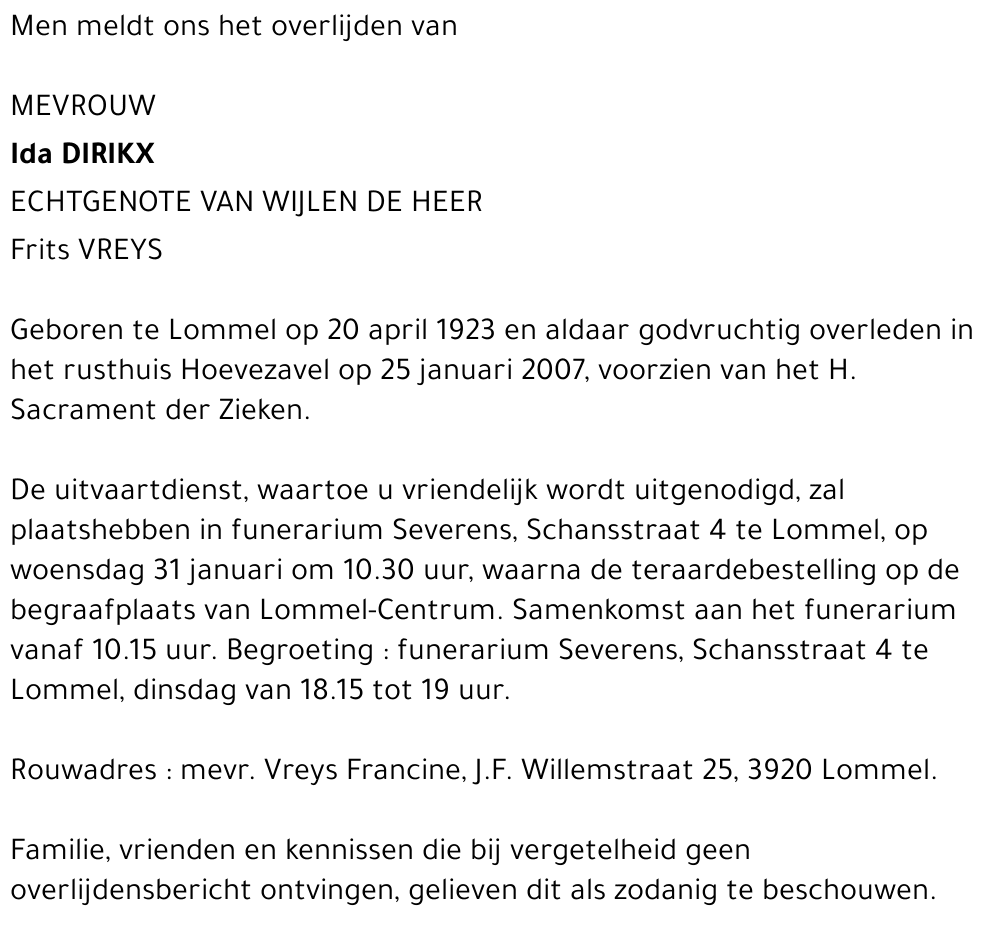 Ida Dirikx