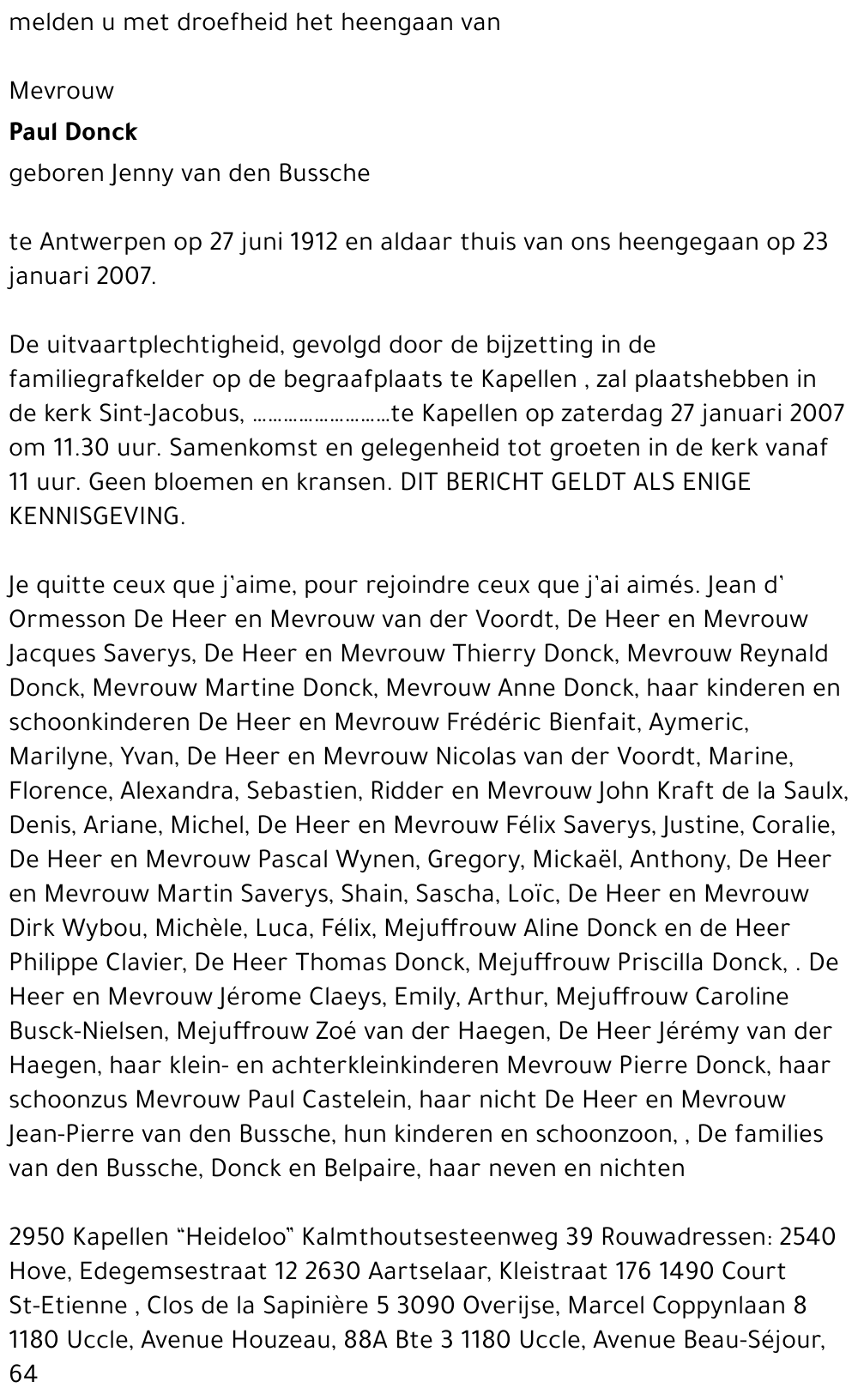 Jenny van den Bussche