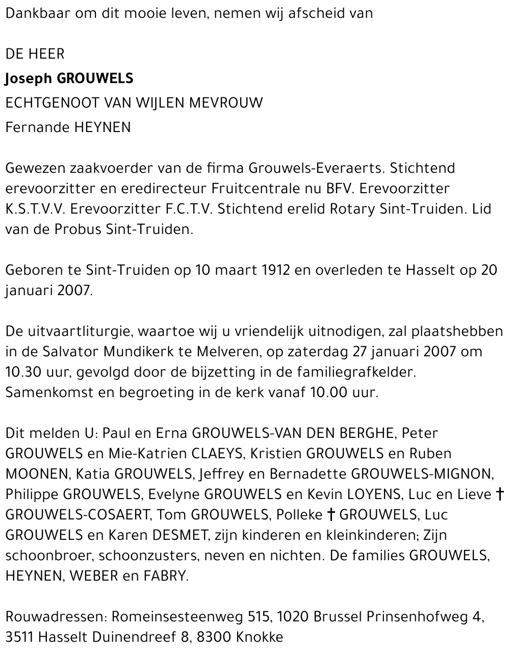 Joseph Grouwels