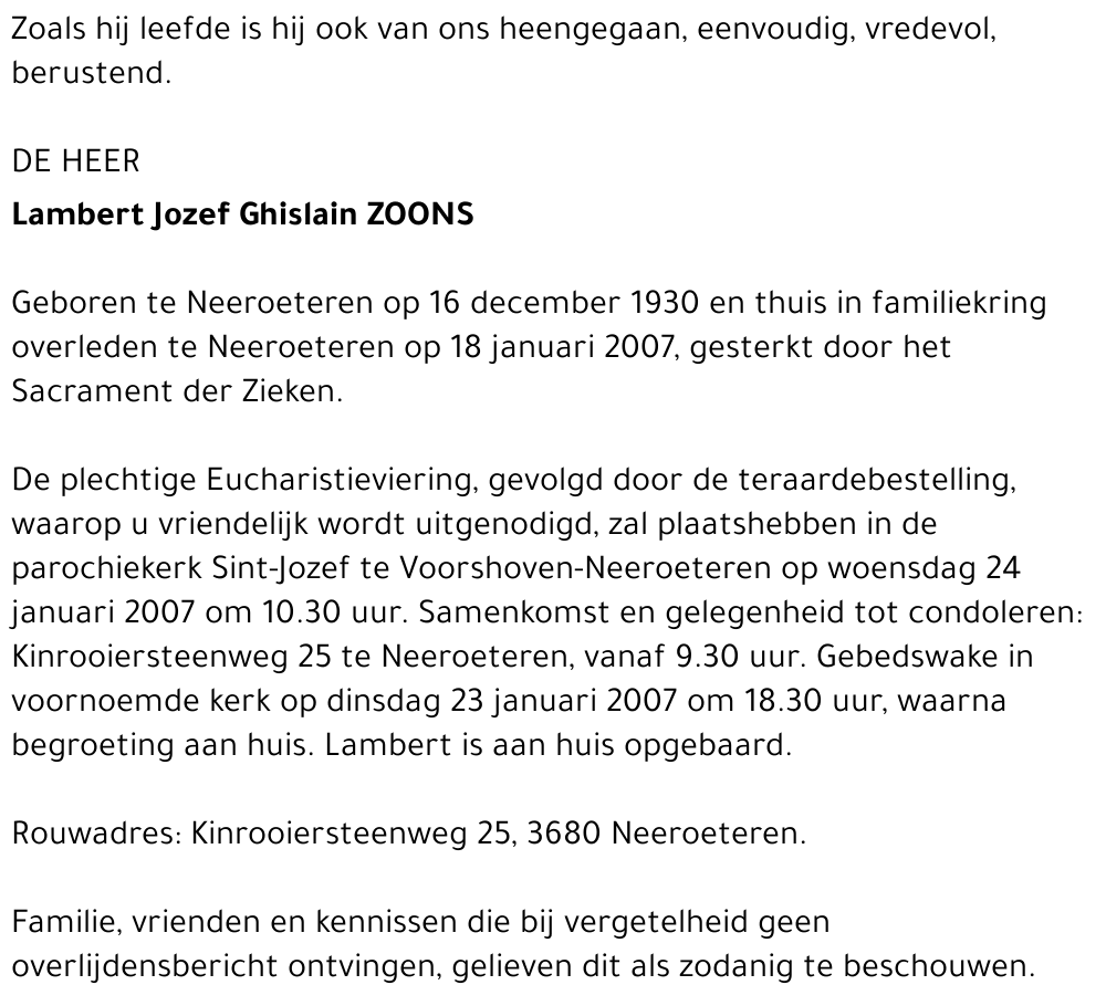 Lambert Jozef Ghislain Zoons