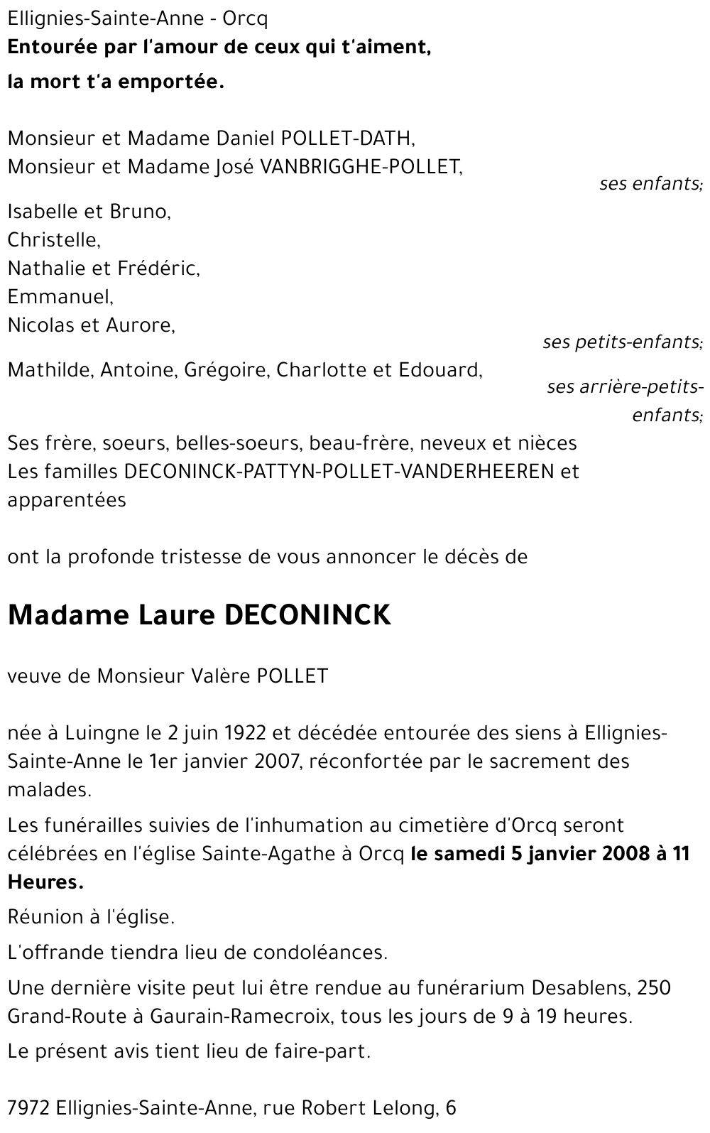 Laure DECONINCK