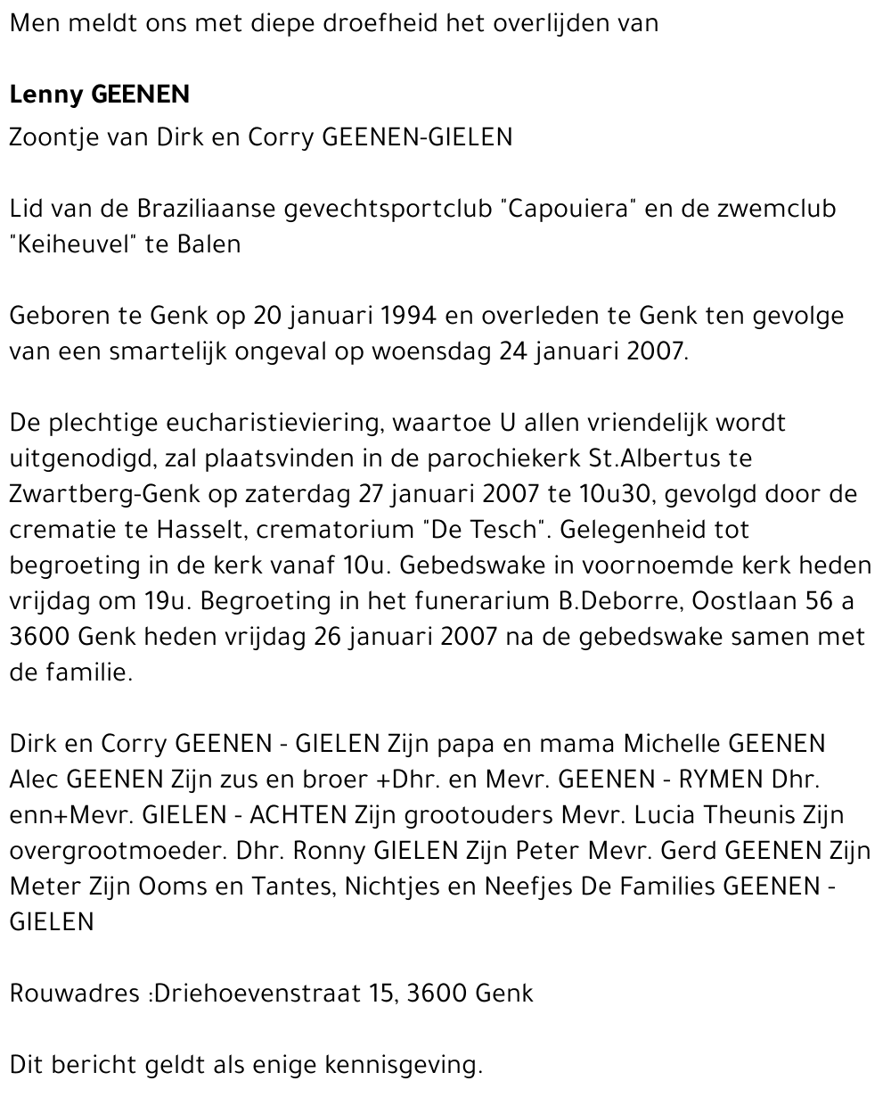 Lenny Geenen