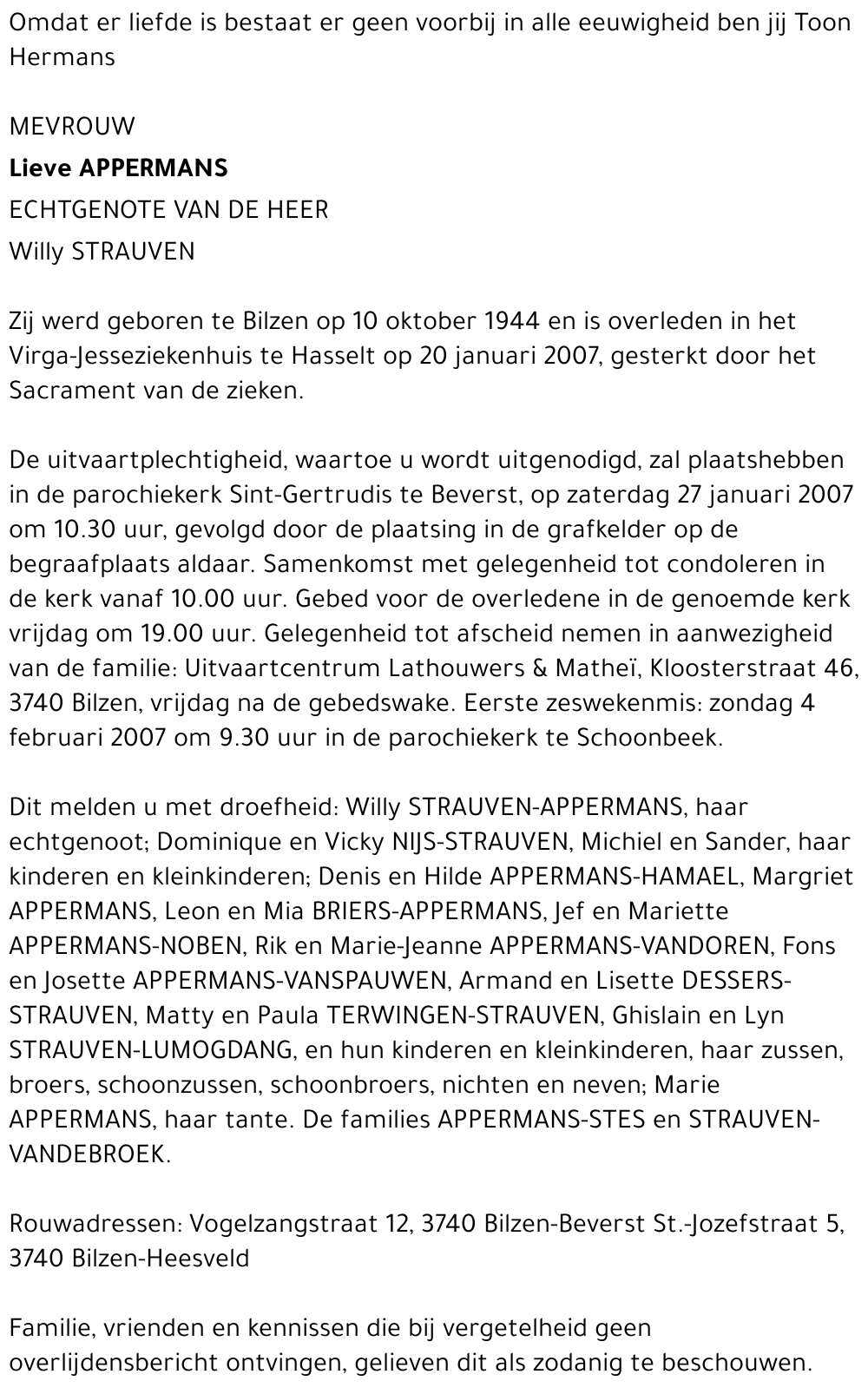 Lieve Appermans
