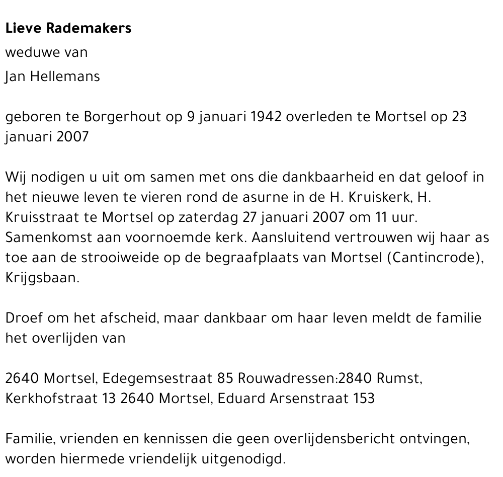 Lieve Rademakers