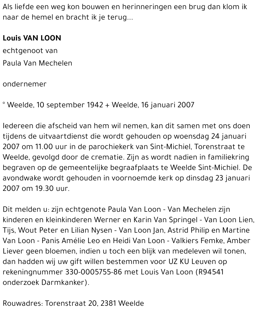 Louis Van Loon
