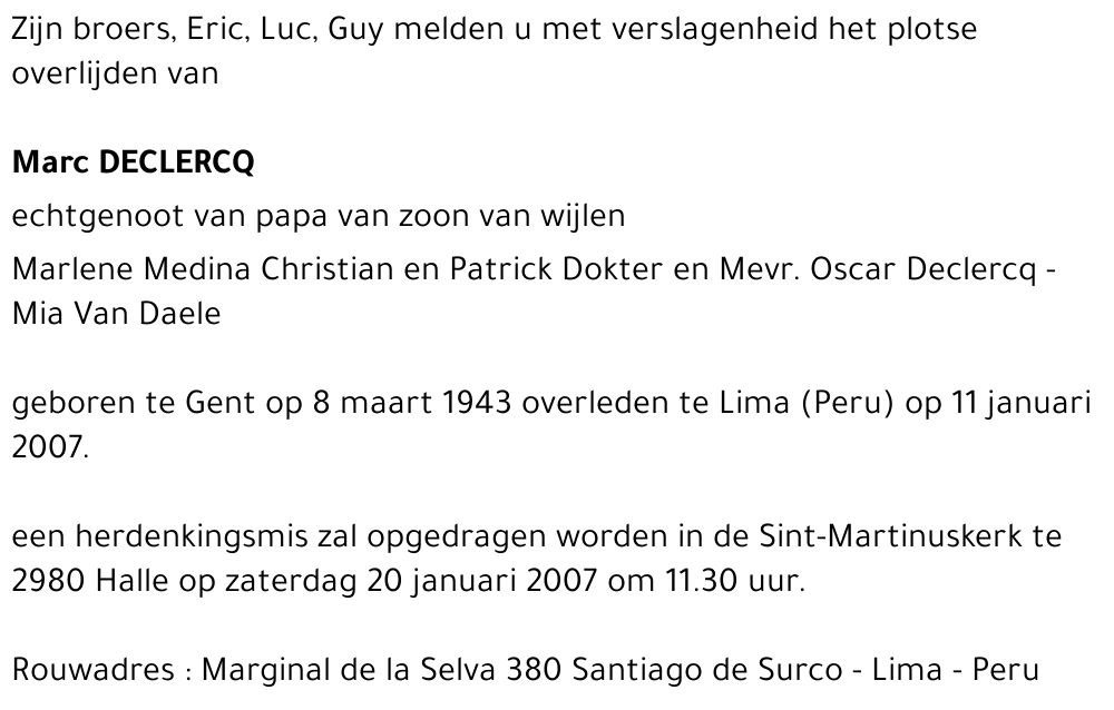 Marc DECLERCQ