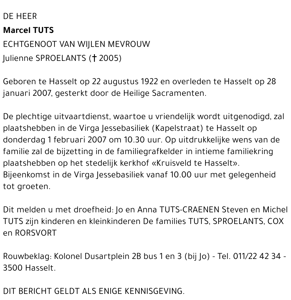 Marcel Tuts