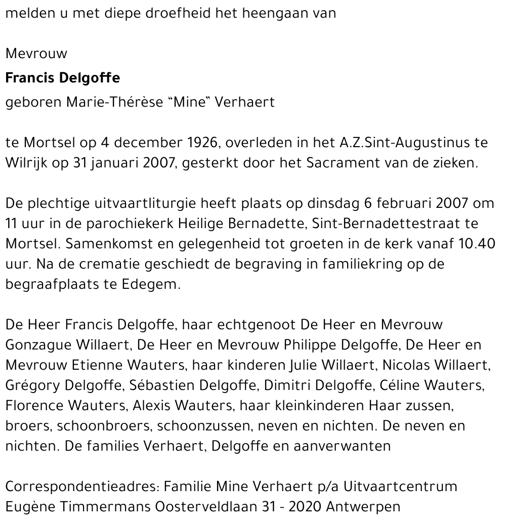 Marie-Thérèse Verhaert