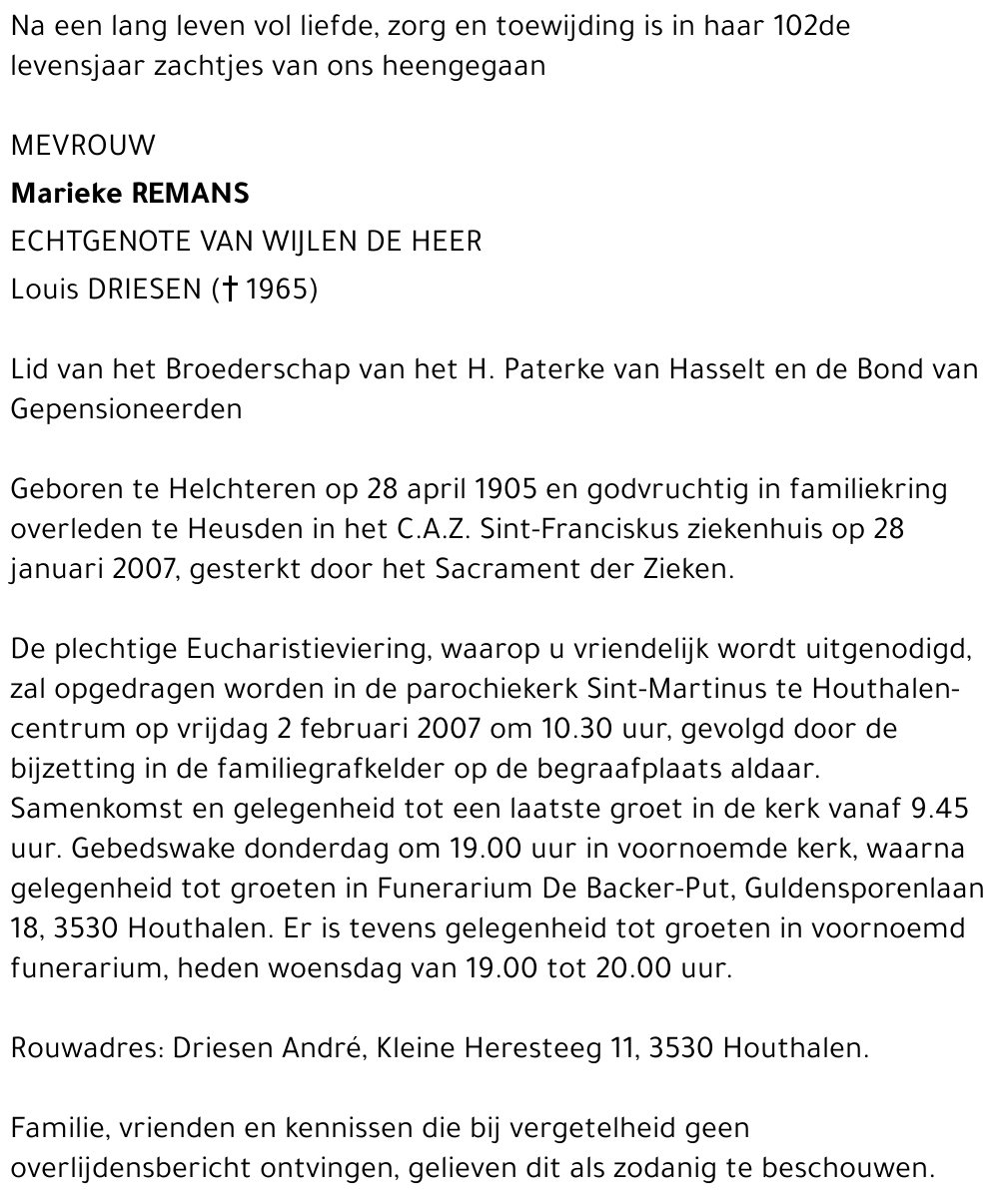 Marieke Remans