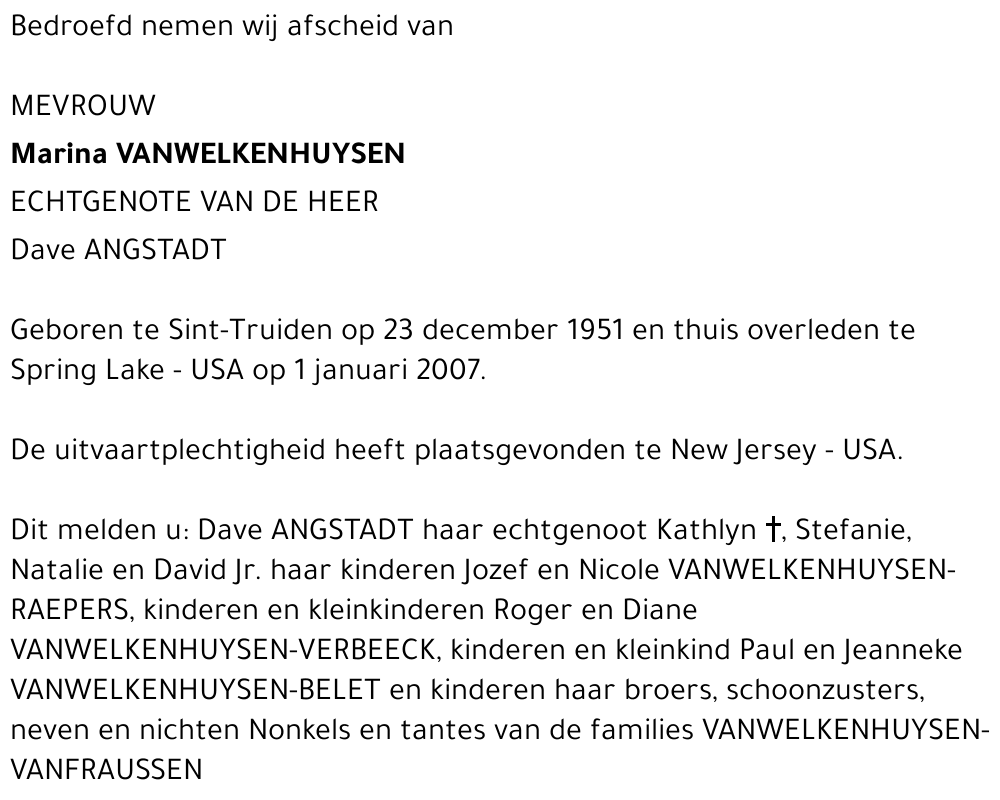 Marina Vanwelkenhuysen