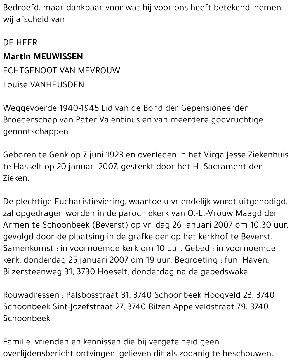 Martin Meuwissen