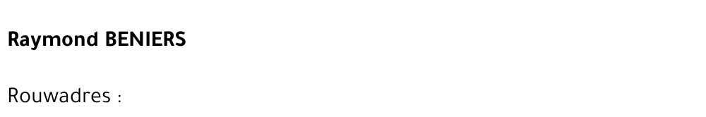 Raymond Beniers