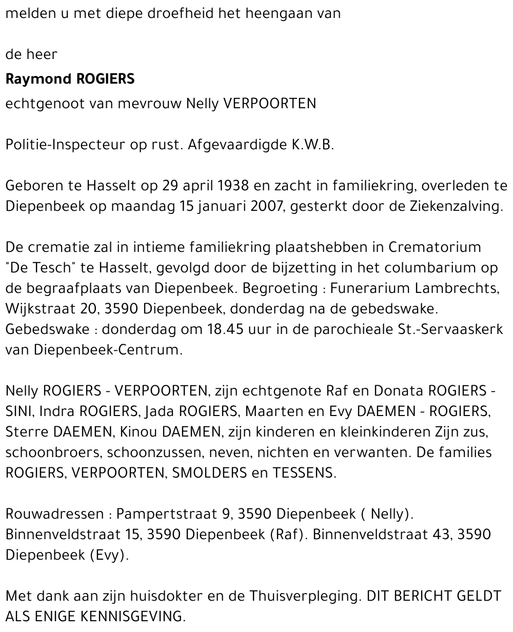Raymond ROGIERS