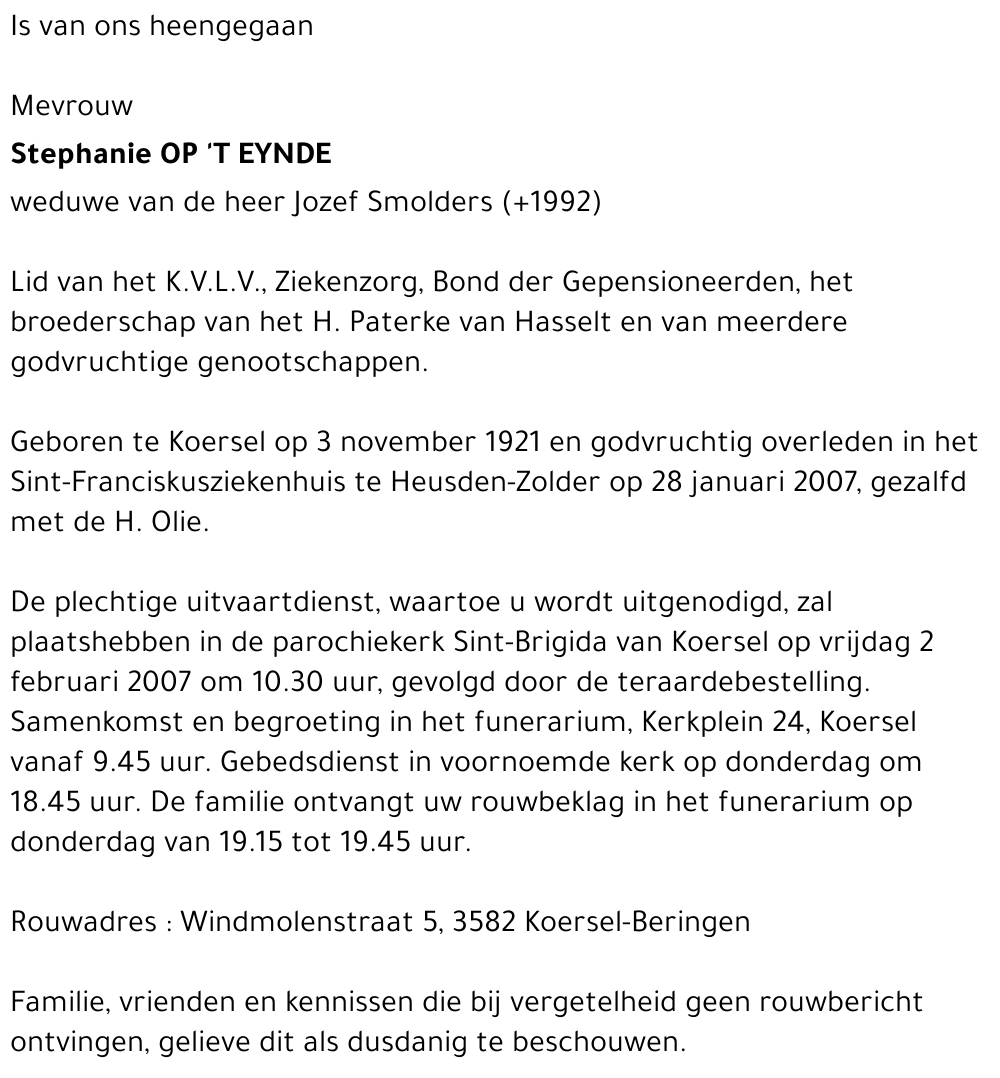 Stephanie Op 't Eynde