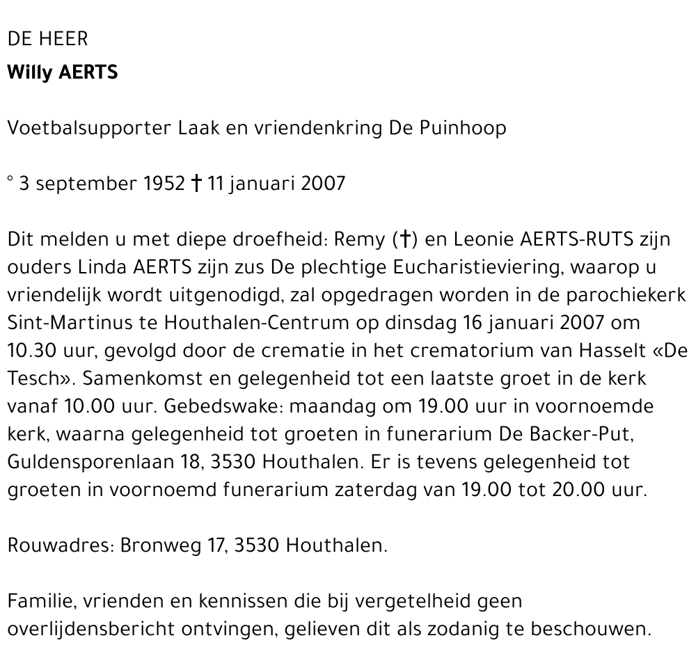 Willy Aerts