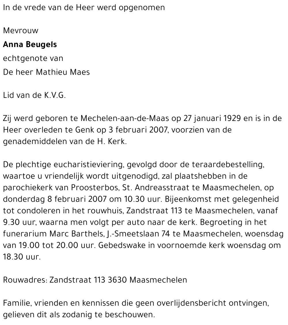 Anna Beugels