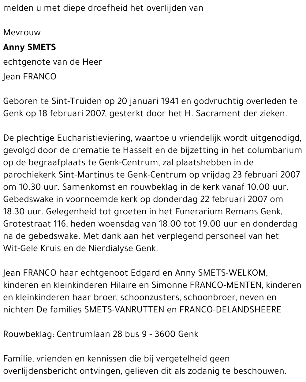 Anny SMETS