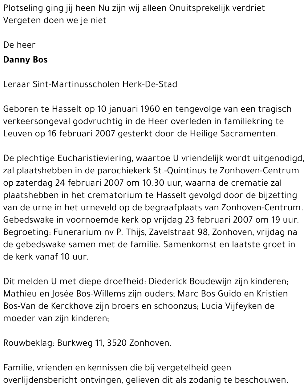 Danny Bos