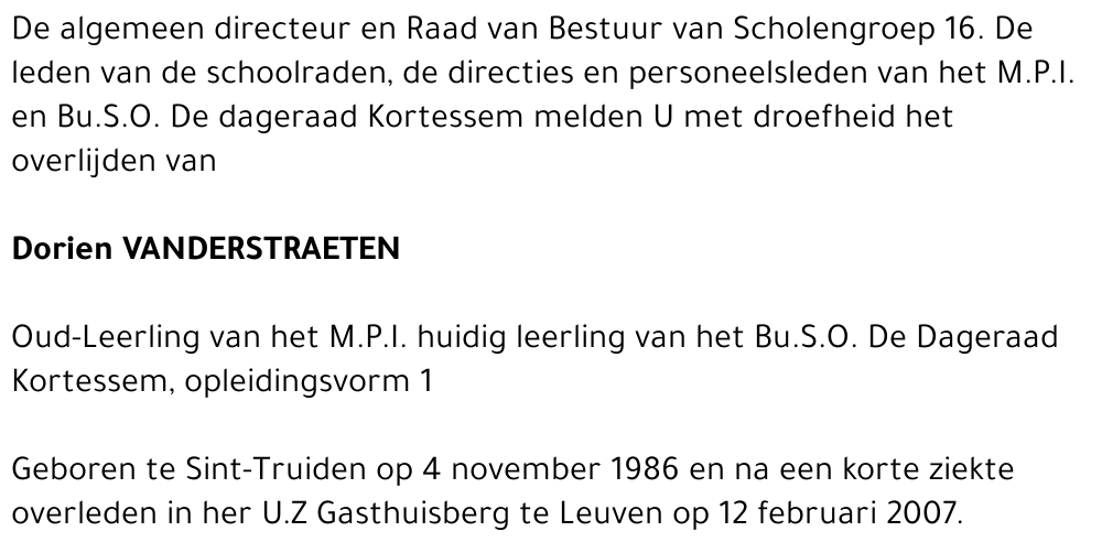 Dorien Vanderstraeten