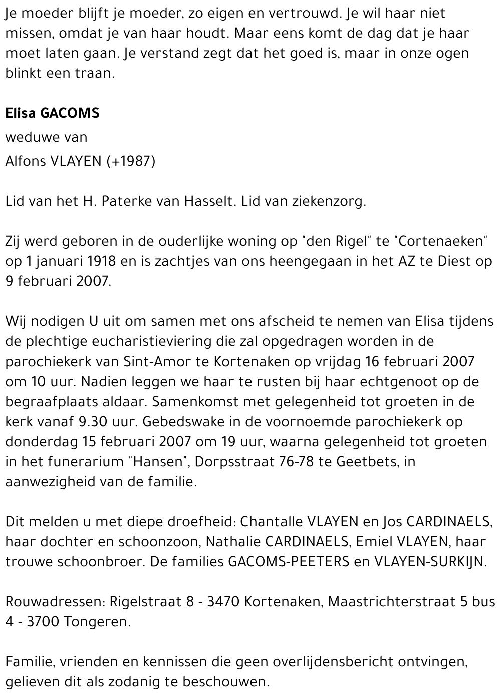 Elisa GACOMS