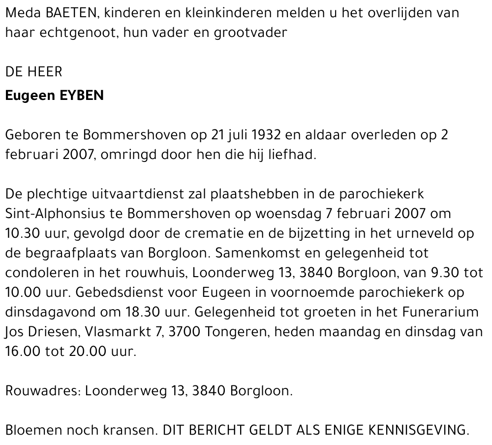 Eugeen Eyben