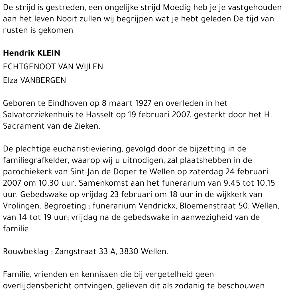 Hendrik Klein