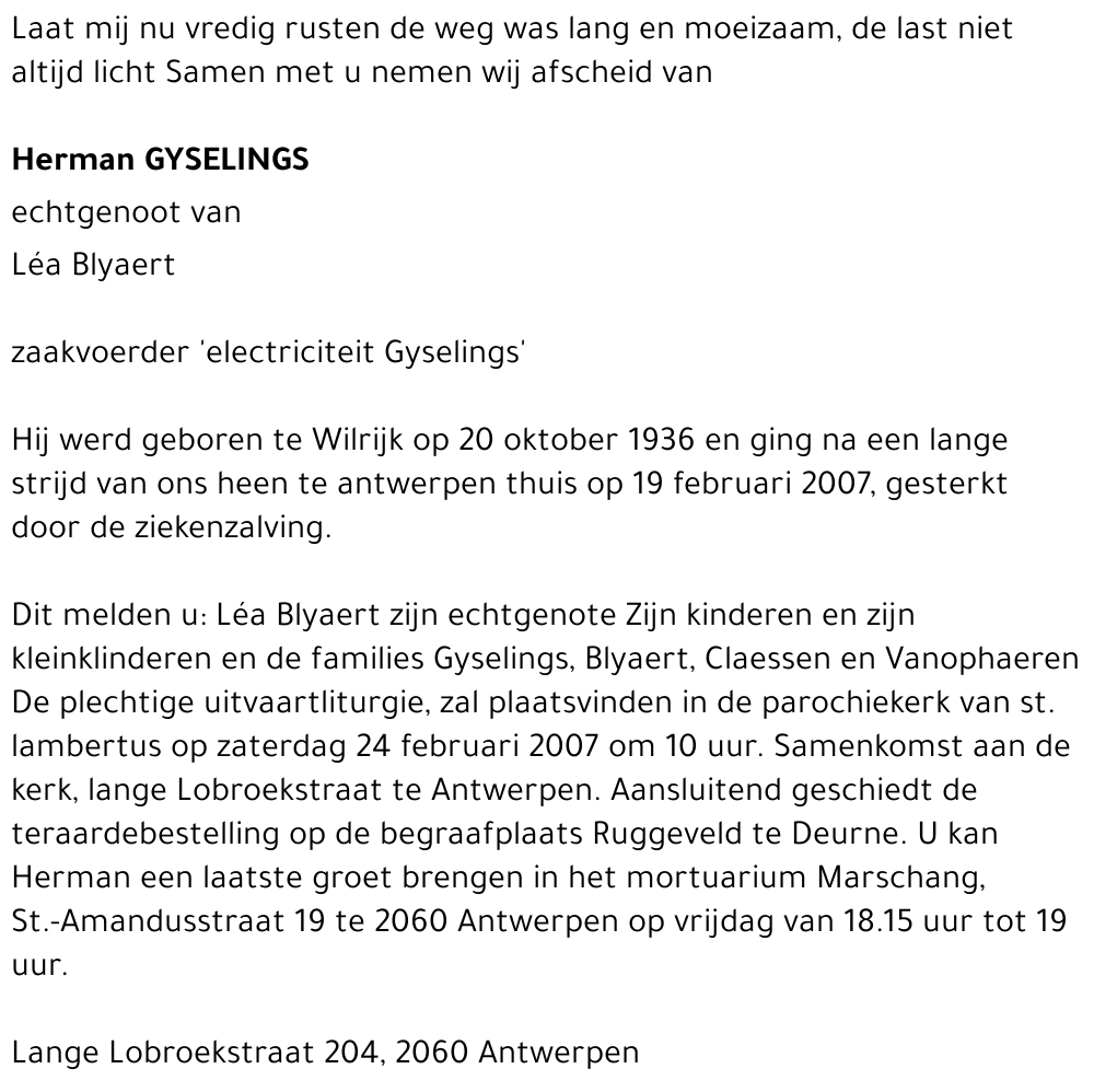 Herman GIJSELINGS