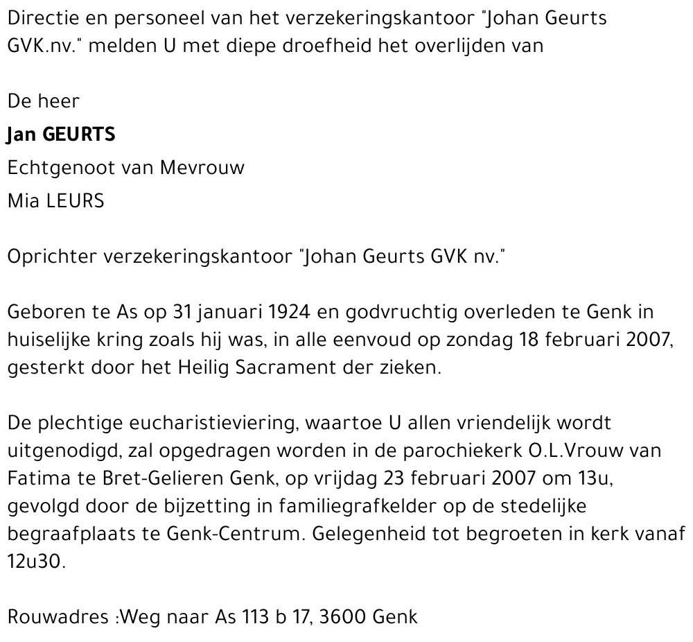 Jan Geurts