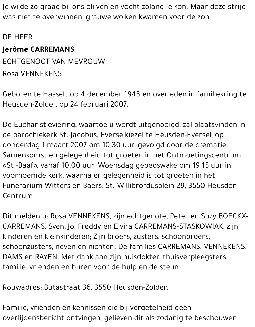 Jerôme Carremans
