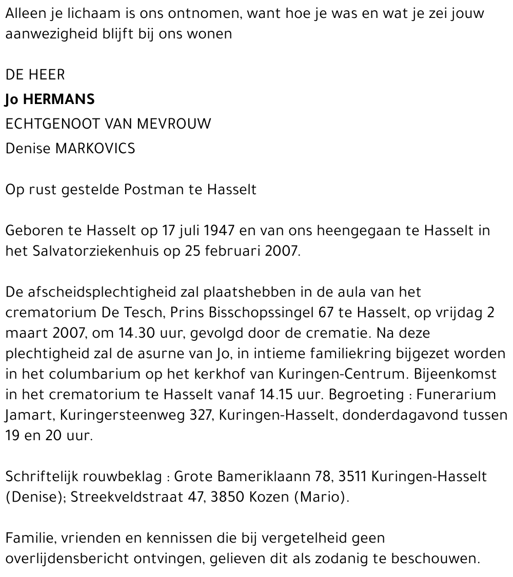 Jo Hermans