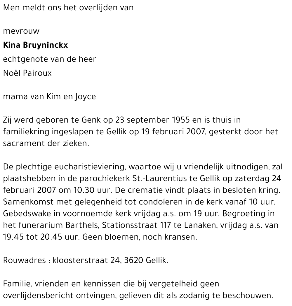 Kina Bruyninckx