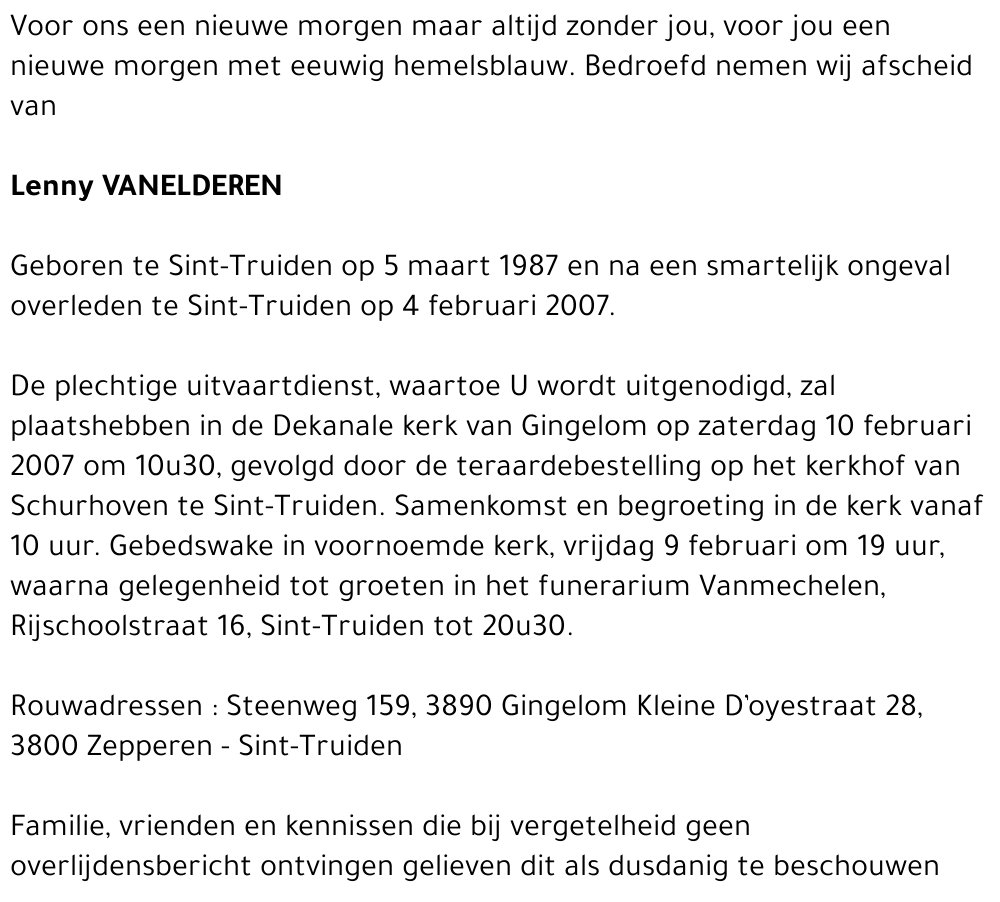 Lenny Vanelderen