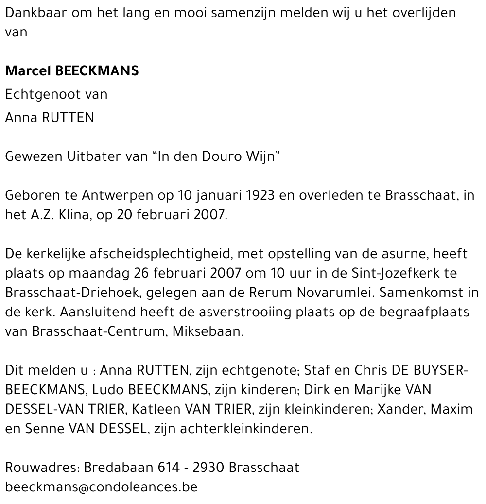 Marcel Beeckmans